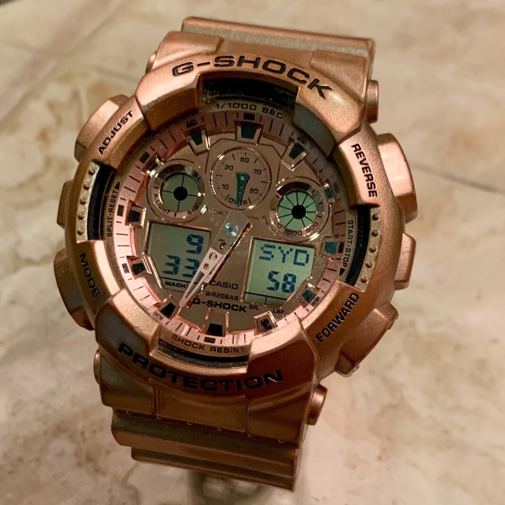 G-Shock Watch - rose gold
